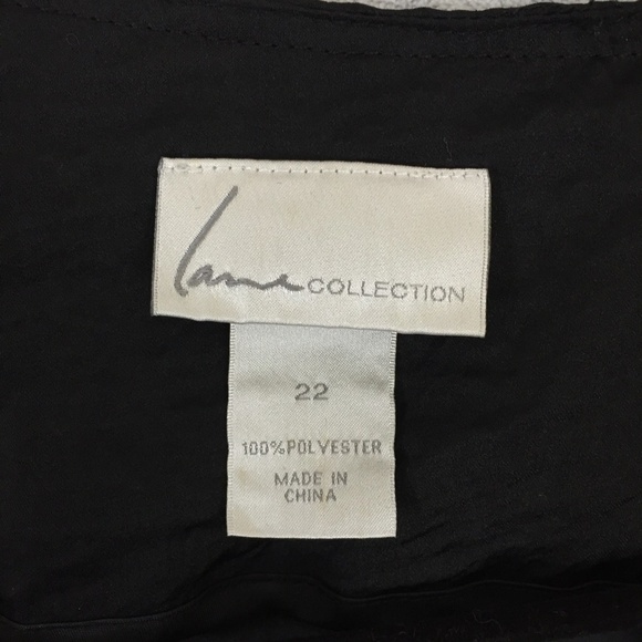 Cross Front Top Womens 22 Snaps Angled Zipper Black Poly Lightweight Pockets - Picture 9 of 13